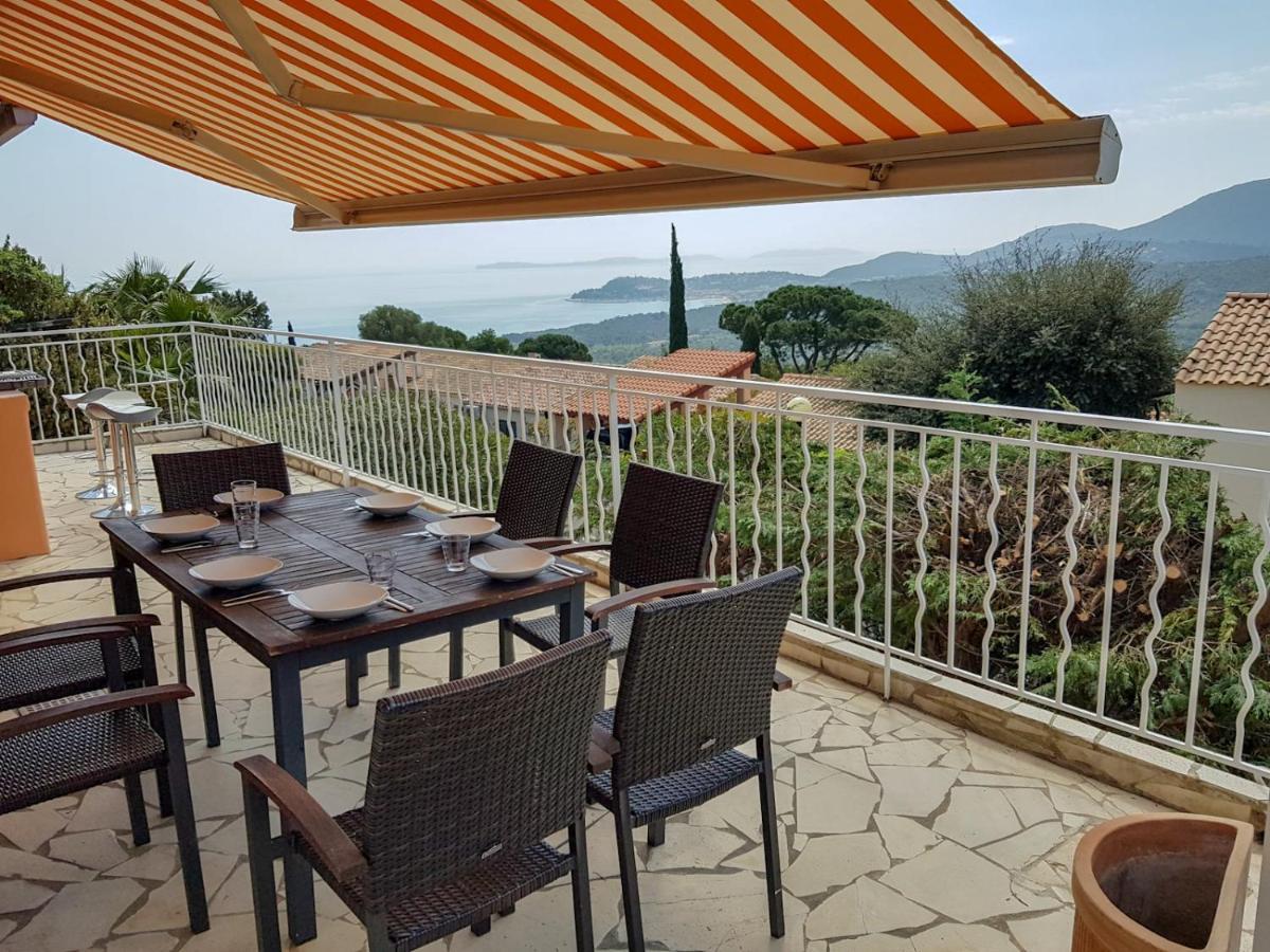 Villa Mit Grossartigem Panoramablick Auf Das Meer Und Direkt Am Pool La Croix-Valmer Ngoại thất bức ảnh